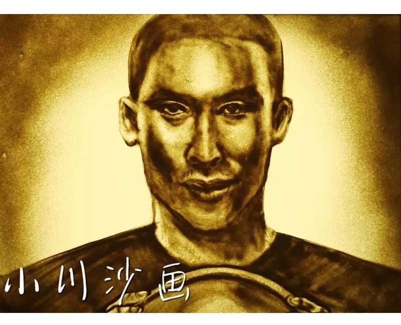 沙画作品