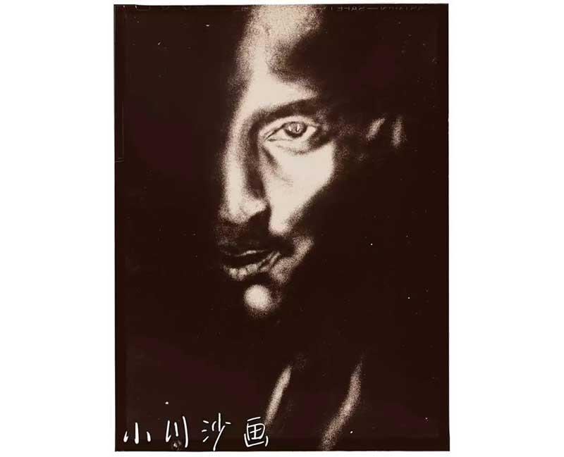 沙画作品
